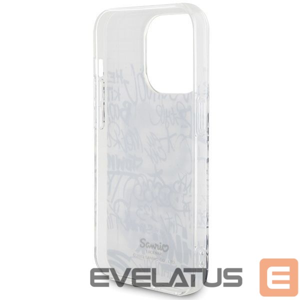 Tagakaaned Hello Kitty Hello Kitty IML Kitty On Bricks Graffiti case for iPhone 14 Pro Max - white