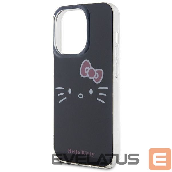 Tagakaaned Hello Kitty Hello Kitty IML Kitty Face case for iPhone 15 Pro - black