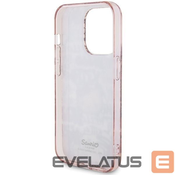 Tagakaaned Hello Kitty Hello Kitty IML Tags Graffiti case for iPhone 15 Pro Max - pink