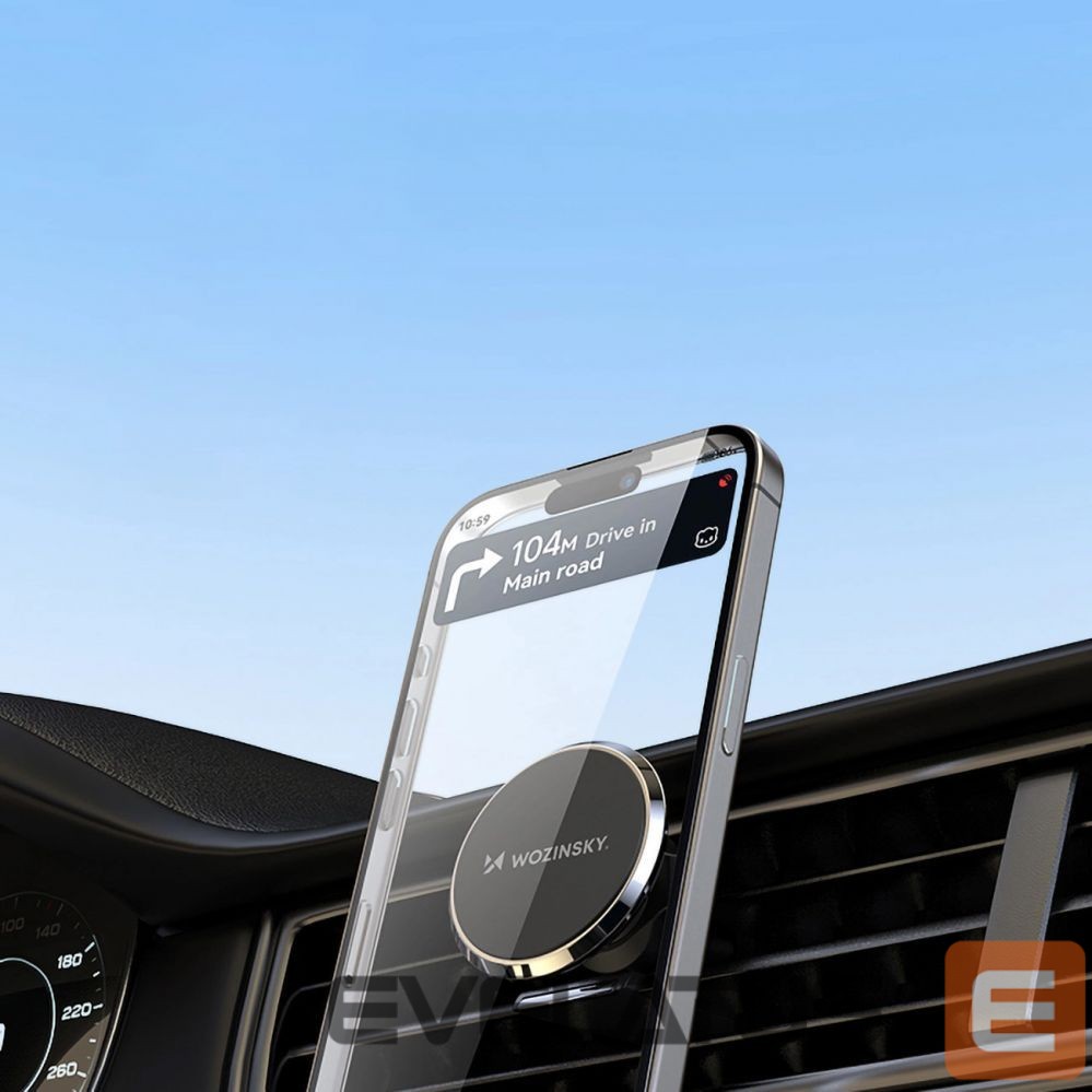 Automaatne hoidja Wozinsky Wozinsky WUMKO Magnetic Phone Holder for Car Air Vent - Black