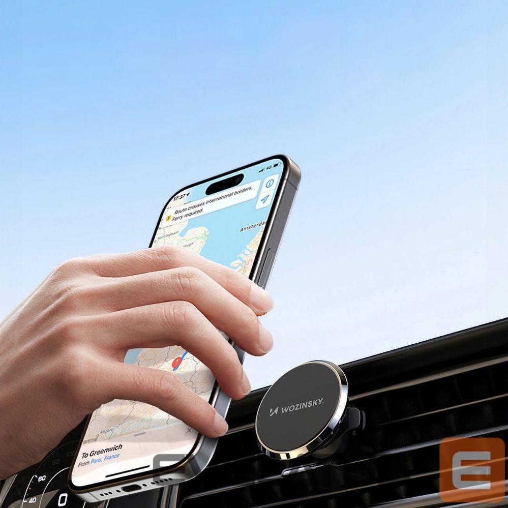 Automaatne hoidja Wozinsky Wozinsky WUMKO Magnetic Phone Holder for Car Air Vent - Black