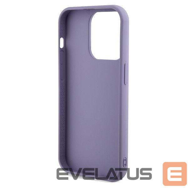 Tagakaaned Guess Guess Sequin Script Metal case for iPhone 14 Pro Max - purple