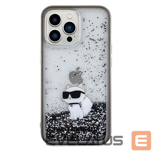 Tagakaaned Karl Lagerfeld Karl Lagerfeld Liquid Glitter Choupette case for iPhone 13 Pro Max - transparent