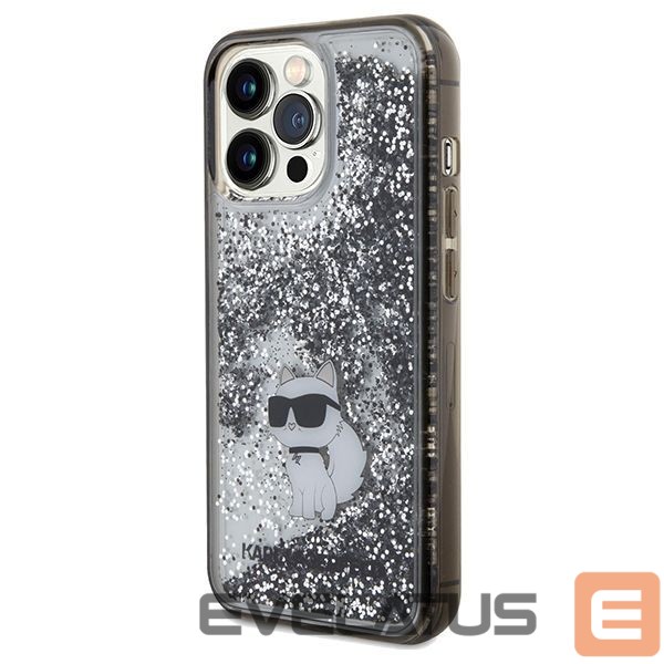 Tagakaaned Karl Lagerfeld Karl Lagerfeld Liquid Glitter Choupette case for iPhone 13 Pro Max - transparent