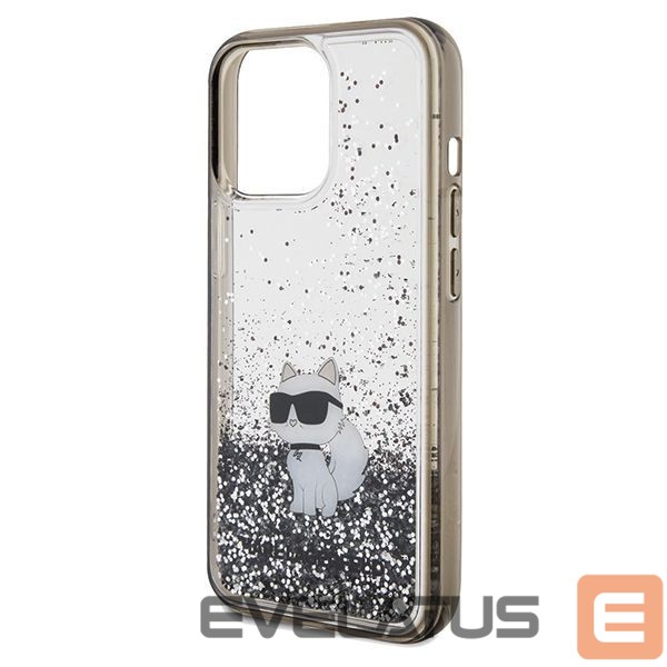 Tagakaaned Karl Lagerfeld Karl Lagerfeld Liquid Glitter Choupette case for iPhone 13 Pro Max - transparent