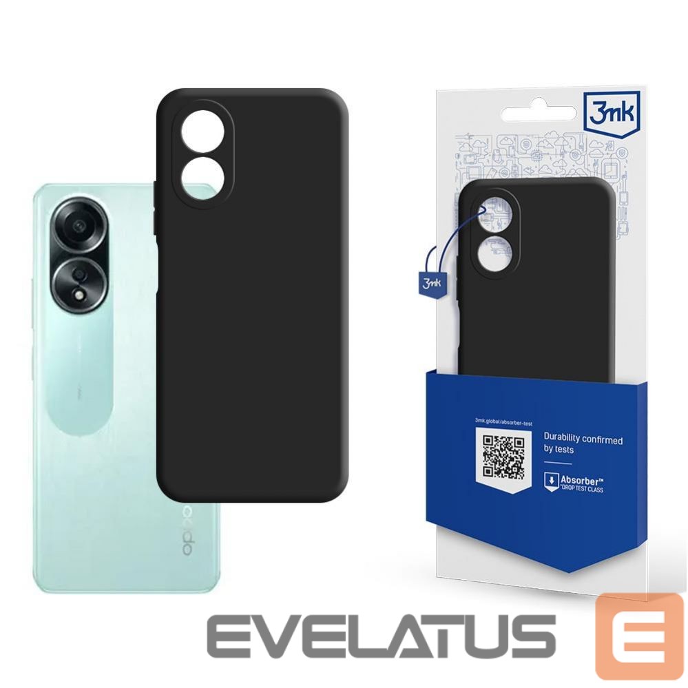 Tagakaaned 3MK 3mk Matt Case for Oppo A58 4G - black
