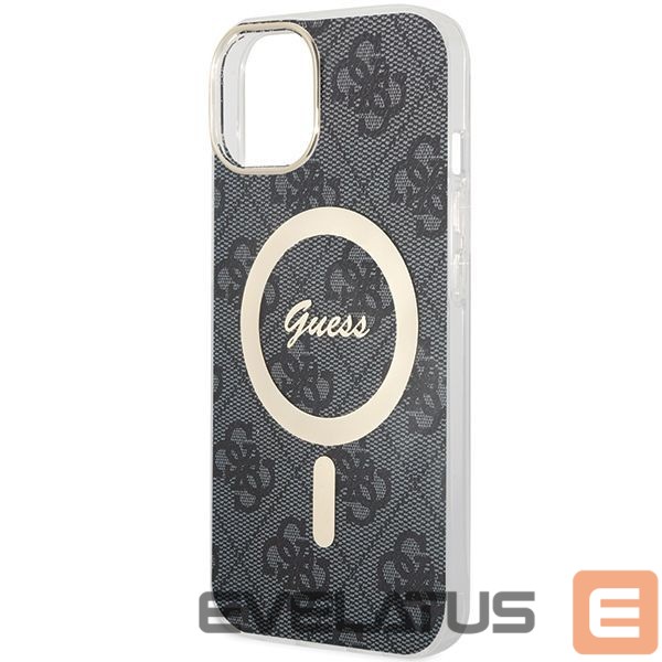 Tagakaaned Guess Guess 4G MagSafe case for iPhone 15 Plus / 14 Plus - black
