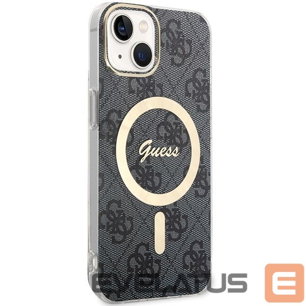 Tagakaaned Guess Guess 4G MagSafe case for iPhone 15 Plus / 14 Plus - black