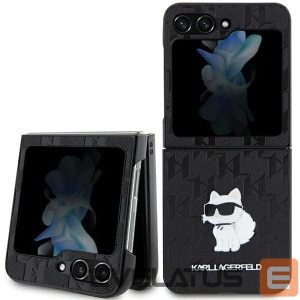 Tagakaaned Karl Lagerfeld  Karl Lagerfeld Saffiano Monogram Choupette Pin case for Samsung Galaxy Z Flip 5 - black 