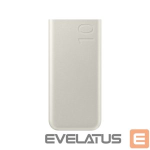 Väline aku Samsung  Powerbank Samsung EB-P3400XUEGEU FastCharge 2x USB-C 25W 10000mAh - beige 