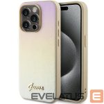 Tagakaaned Guess  Guess Saffiano Iridescent Script case for iPhone 14 Pro Max - gold 