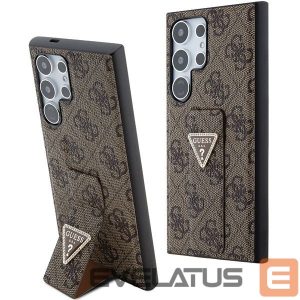 Muu telefoni lisavarustus Guess  Guess Grip Stand 4G Triangle Strass Case for Samsung Galaxy S24 Ultra - Brown 