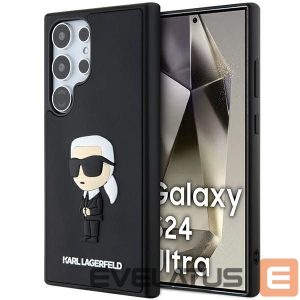 Muu telefoni lisavarustus Karl Lagerfeld  Karl Lagerfeld 3D Rubber Ikonik Case for Samsung Galaxy S24 Ultra - Black 