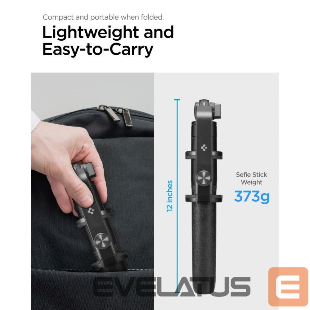 Muu telefoni lisavarustus Spigen Spigen S560W Bluetooth Selfie Stick with Tripod - Black