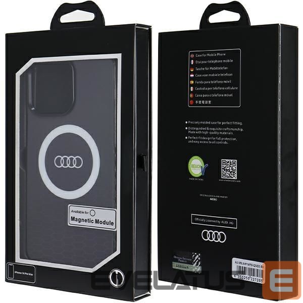Tagakaaned Audi Audi IML Big Logo MagSafe case for iPhone 14 Pro Max - black