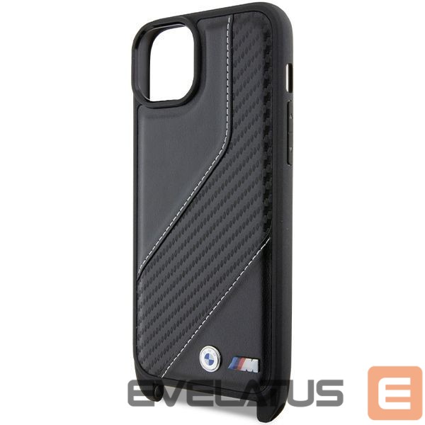 Tagakaaned BMW BMW M Edition Carbon Stripe & Strap case for iPhone 15 / 14 / 13 - black