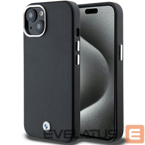 Tagakaaned BMW  BMW Signature Wrapped Metal MagSafe Case for iPhone 14/15/13 - Black 
