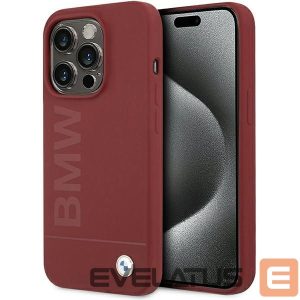 Tagakaaned BMW  BMW Silicone Big Logo MagSafe case for iPhone 15 Pro - red 
