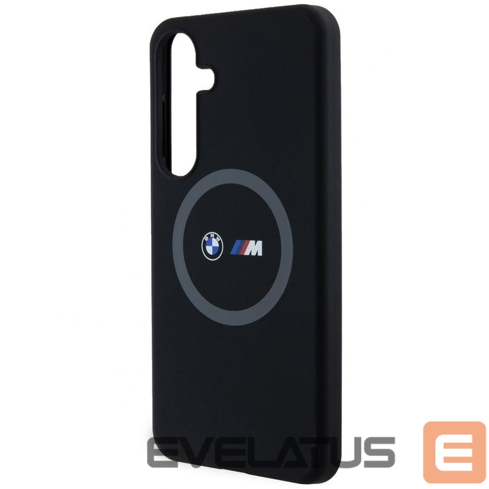 Tagakaaned BMW BMW M Silicone Printed Ring MagSafe case for Samsung Galaxy S24+ - black