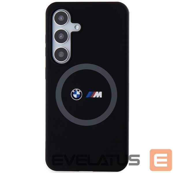 Tagakaaned BMW BMW M Silicone Printed Ring MagSafe case for Samsung Galaxy S24 - black