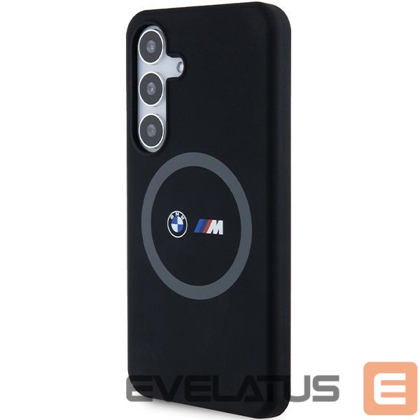 Tagakaaned BMW BMW M Silicone Printed Ring MagSafe case for Samsung Galaxy S24 - black