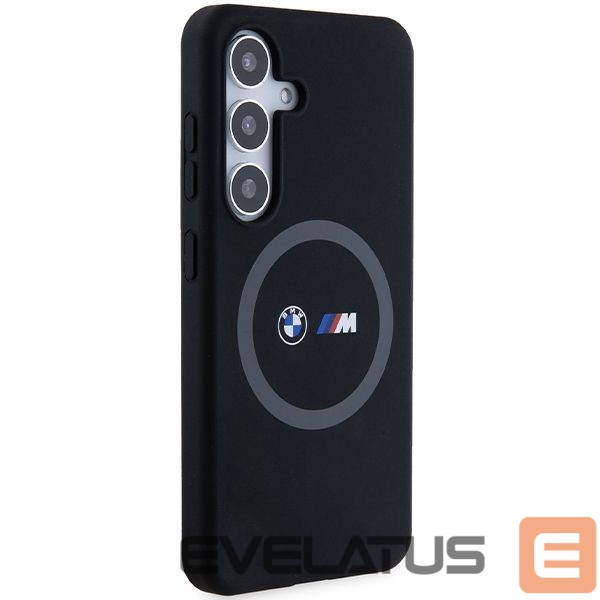 Tagakaaned BMW BMW M Silicone Printed Ring MagSafe case for Samsung Galaxy S24 - black