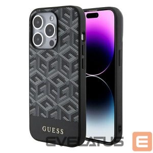 Tagakaaned Guess  Guess GCube Stripes MagSafe case for iPhone 15 Pro Max - black 