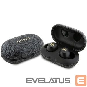 Tagakaaned Guess  TWS Guess 4G Metal Bluetooth headphones with ENC docking station - black 