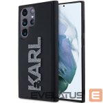 Tagakaaned Karl Lagerfeld  Karl Lagerfeld 3D Rubber Glitter Logo case for Samsung Galaxy S23 Ultra - black 
