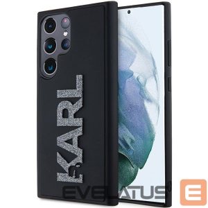 Tagakaaned Karl Lagerfeld  Karl Lagerfeld 3D Rubber Glitter Logo case for Samsung Galaxy S23 Ultra - black 