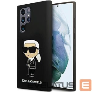 Tagakaaned Karl Lagerfeld  Karl Lagerfeld Silicone Ikonik case for Samsung Galaxy S24 Ultra - black 