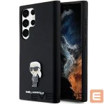 Tagakaaned Karl Lagerfeld  Karl Lagerfeld Silicone Ikonik Metal Pin case for Samsung Galaxy S23 Ultra - black 