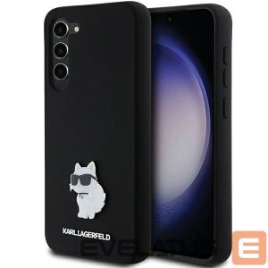 Tagakaaned Karl Lagerfeld  Karl Lagerfeld Silicone Choupette Metal Pin case for Samsung Galaxy S23+ - black 