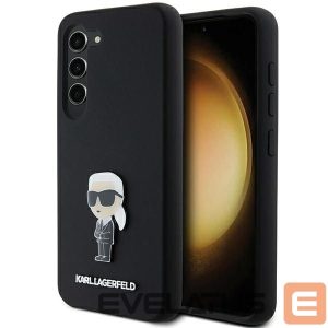 Tagakaaned Karl Lagerfeld  Karl Lagerfeld Silicone Ikonik Metal Pin case for Samsung Galaxy S23 - black 