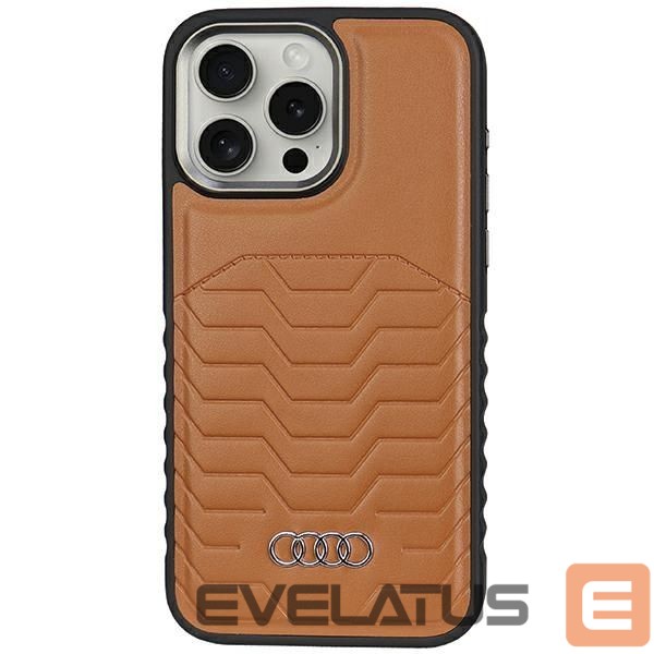 Muu telefoni lisavarustus Audi Audi Synthetic Leather case with MagSafe for iPhone 14 Pro - brown
