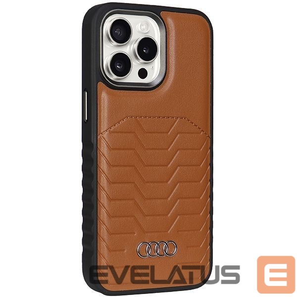 Muu telefoni lisavarustus Audi Audi Synthetic Leather case with MagSafe for iPhone 14 Pro - brown
