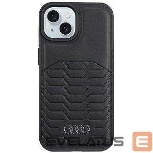 Muu telefoni lisavarustus Audi  Audi Synthetic Leather Case with MagSafe for iPhone 15/14/13 - Black