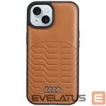 Muu telefoni lisavarustus Audi  Audi Synthetic Leather Case with MagSafe for iPhone 15 Plus / 14 Plus - Brown