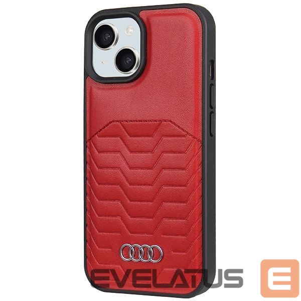 Muu telefoni lisavarustus Audi Audi Synthetic Leather Case with MagSafe for iPhone 15 Plus / 14 Plus - Red