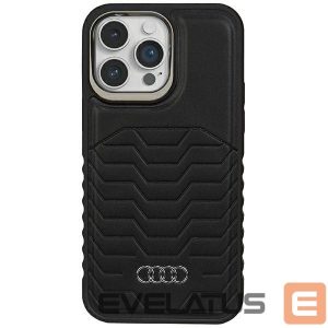 Muu telefoni lisavarustus Audi  Audi Synthetic Leather case with MagSafe for iPhone 15 Pro Max - black