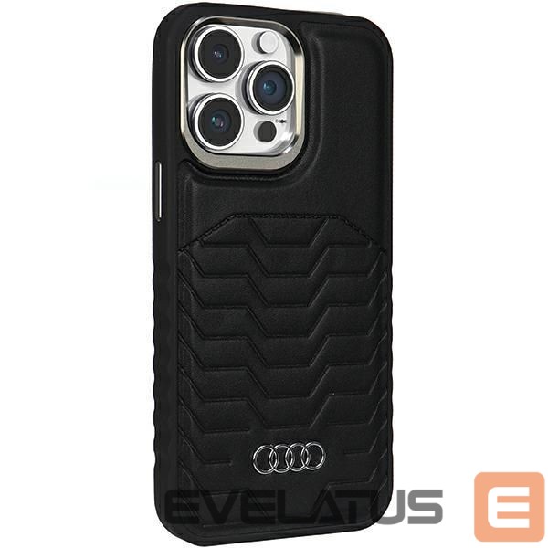 Muu telefoni lisavarustus Audi Audi Synthetic Leather case with MagSafe for iPhone 15 Pro Max - black