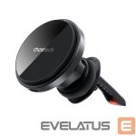 Muu telefoni lisavarustus Choetech  Choetech T204-F magnetic car holder with 15W wireless charging - black 
