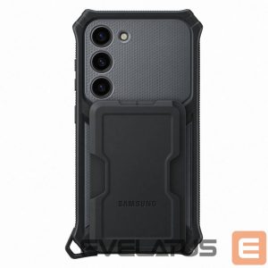 Muu Samsung  [RETURNED ITEM] Samsung Rugged Gadget Case for Samsung Galaxy S23 Rugged Cover Ring Holder Stand gray (EF-RS911CBEGWW)