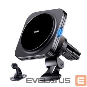 Muu telefoni lisavarustus ESR  ESR Halolock Magnetic QI2 Car Holder with MagSafe 15W Inductive Charger for Air Vent - Black 