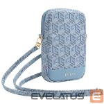Muu telefoni lisavarustus Guess  Guess Zip GCube Bottom Stripe phone bag - blue 