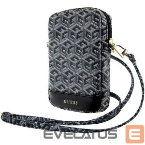 Muu telefoni lisavarustus Guess  Guess Zip GCube Bottom Stripe phone bag - black 