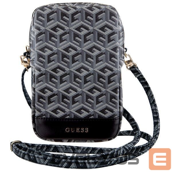 Muu telefoni lisavarustus Guess Guess Zip GCube Bottom Stripe phone bag - black