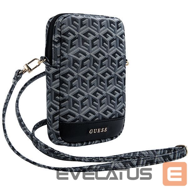 Muu telefoni lisavarustus Guess Guess Zip GCube Bottom Stripe phone bag - black
