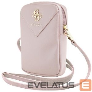 Muu telefoni lisavarustus Guess  Guess Zip Triangle 4G bag - pink 