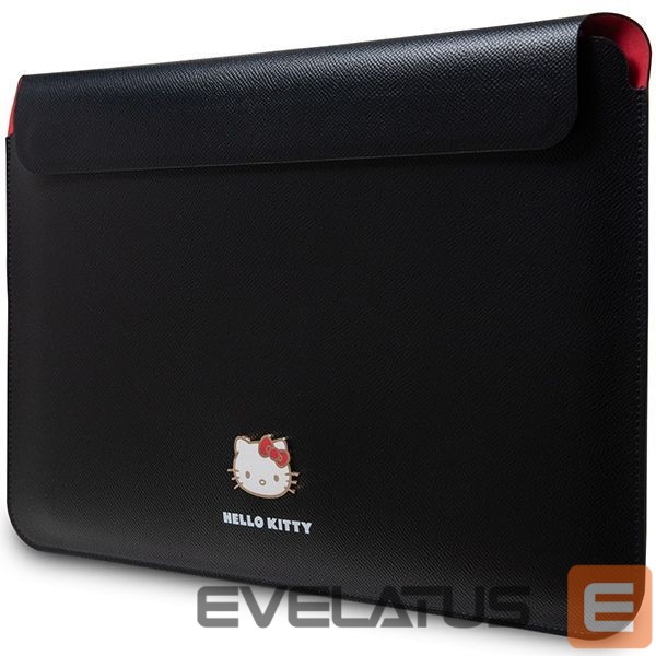 Muu telefoni lisavarustus Hello Kitty Hello Kitty PU Metal Logo case for a 14" laptop - black